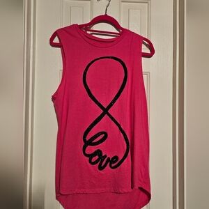 Love high lo tunic top